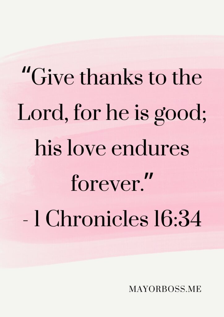 Bible Verses on Thankfulness